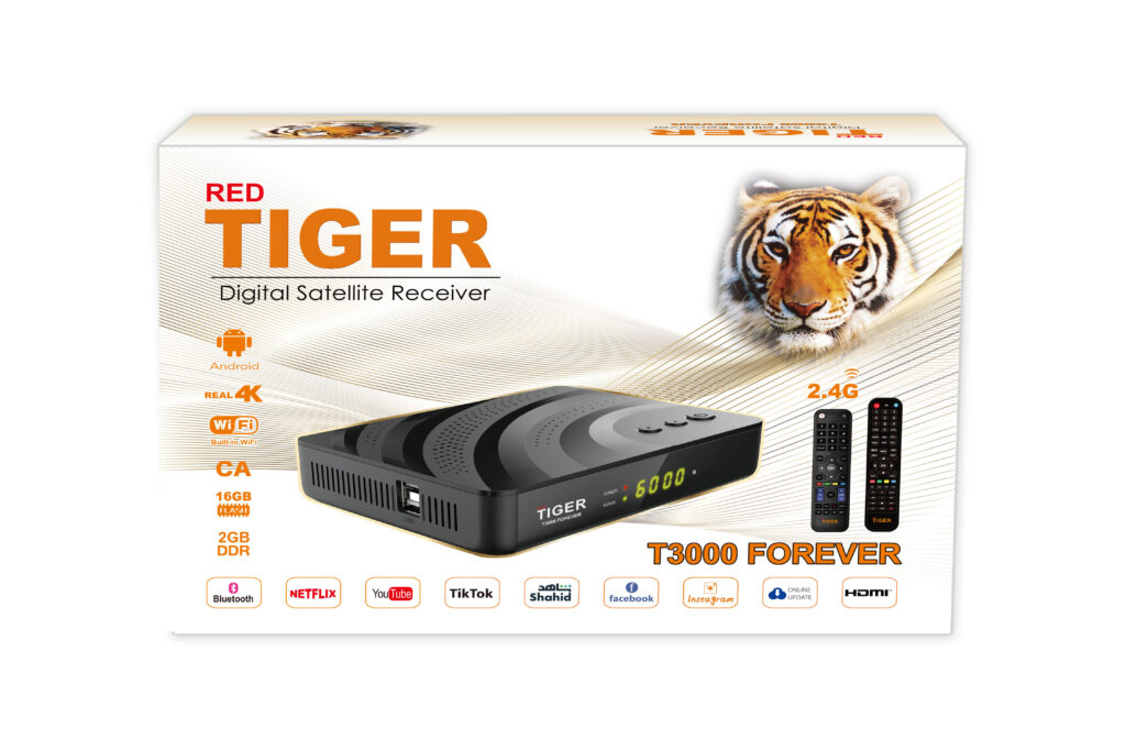 تحديث جديد لجهاز  TIGER*T3000 FOREVER _V3.0.7 بتاريخ 24/03/2023 RED-TIGER-T3000-FOREVER_1-1024x683